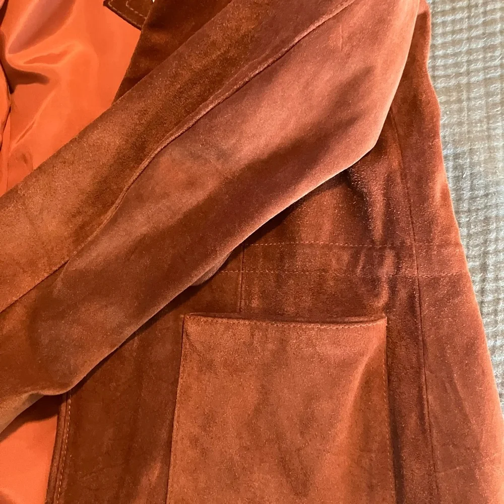 Vintage Rust Suede Women’s Blazer - Picture 7 of 8